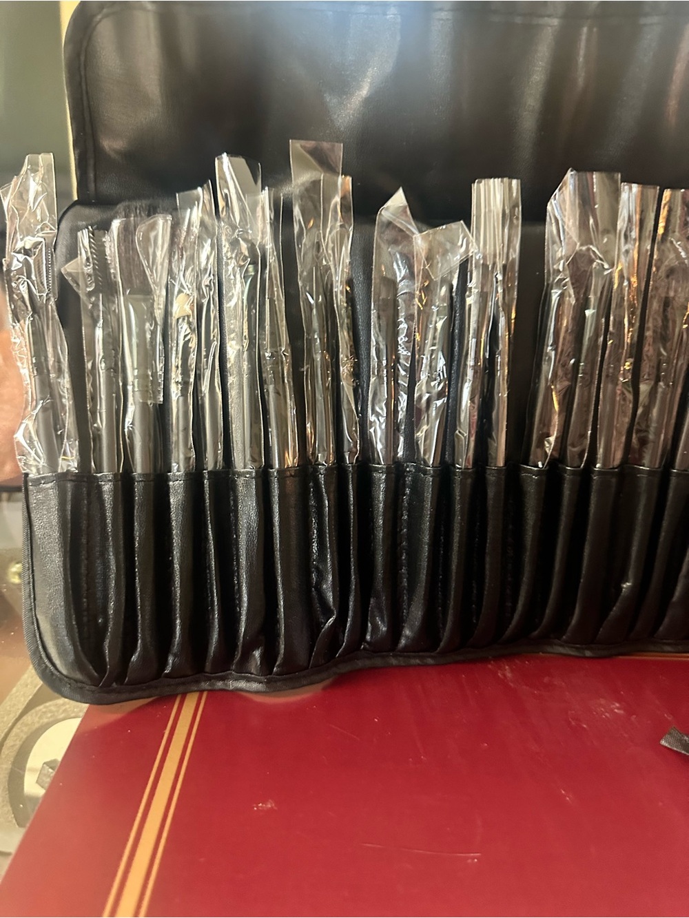 Professional Black Travel Brush Roll -